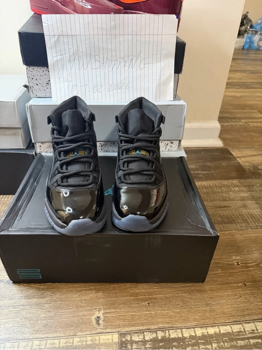 Air Jordan Retro 11 Low Men’s Sneakers - Black/Teal